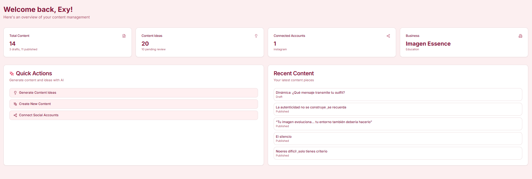 Dashboard de Socialytic